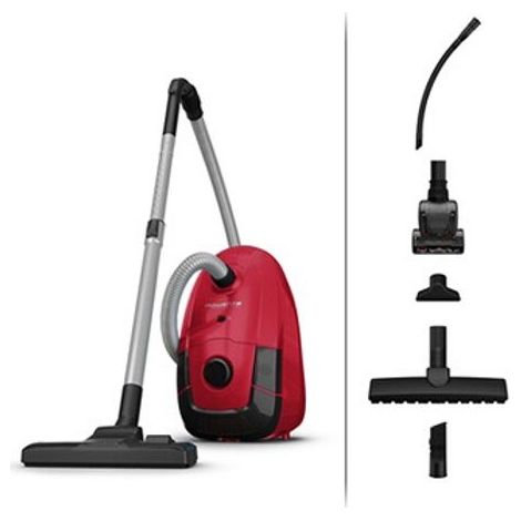 Aspiradora con bolsa - ROWENTA - Power XXL Kit Total Clean RO3134EA - 900 W - Rojo - Con bolsa (1/4)