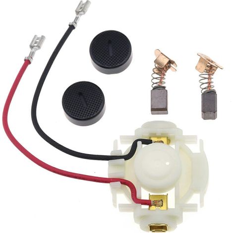 Kit porte-balais BODYA avec balais pour meuleuse d'angle Makita BGA450, BGA452, DGA452, 643954-4 et CB430. Accessoires pour outils. (1/5)