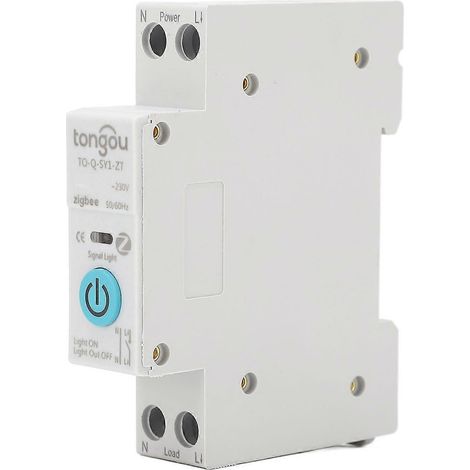 Intelligenter 1-poliger Funk-Trennschalter mit Fernbedienung für Haushaltsgeräte, 90–240 V, 63 A