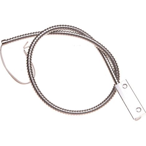 Interruttore reed con sensore magnetico in alloggiamento metallico, fili in guaina B-3A
