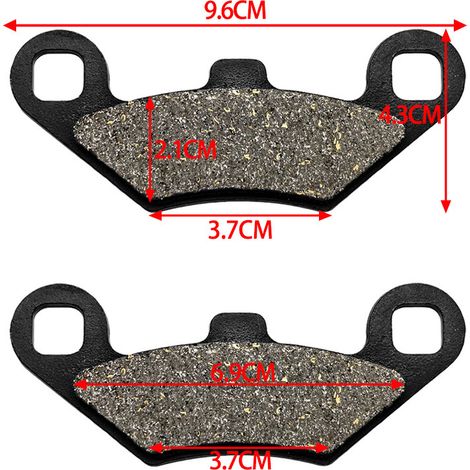 Brake pads for Polaris Sportsman 500 4X4 EBS 1998 99 2000-2002 (direct sales) (1/4)