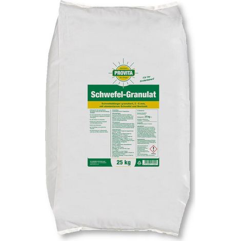 Beckmann – Engrais soufré Provita 25 kg – Améliore l'utilisation de l'azote – Augmente rendement et qualité des cultures – Résistance aux maladies