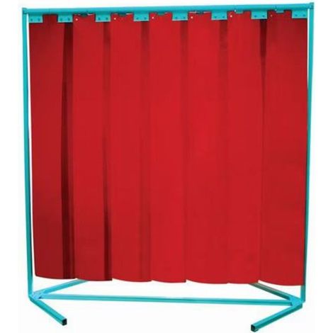 Ecran de Protection Soudure CEPRO Omnium Avec Lanières Orange H200XL200cm - A043203 (1/2)