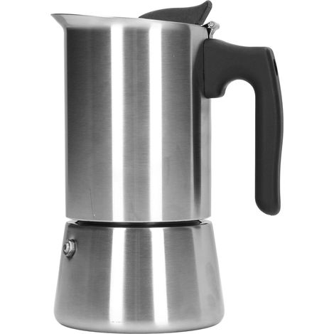 Cafetière à Moka en Acier Inoxydable pour Expresso Maison, Pot à Café Manuel avec Siphon (1/5)
