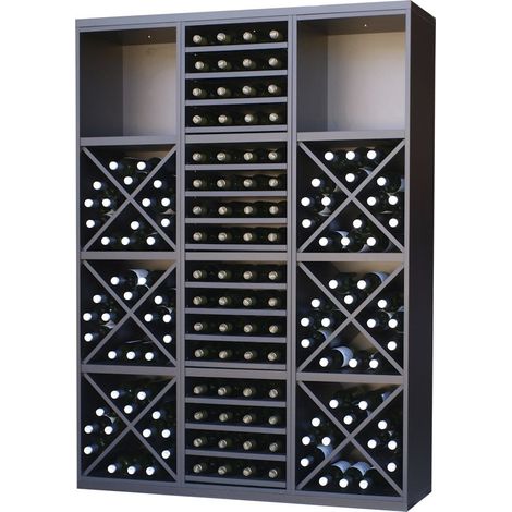 Combinacion Botellero Merlot 160 botellas y extraibles y huecos (1/3)