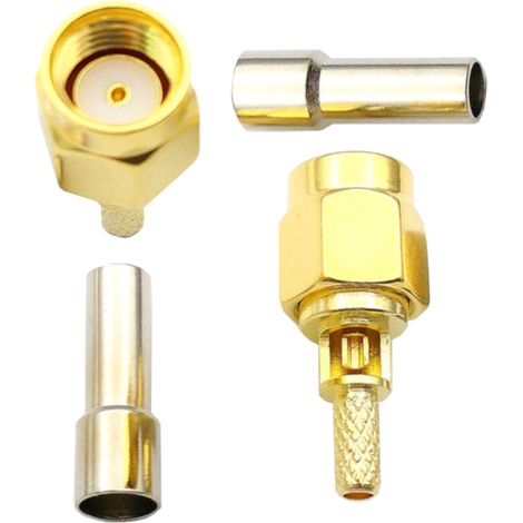SMA-RP-Stecker für RG174-Kabel