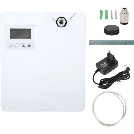1 Difusor de aceites esenciales, sistema de nebulización silencioso, material ABS duradero, para sala de estar, oficina, hotel. (1/5)