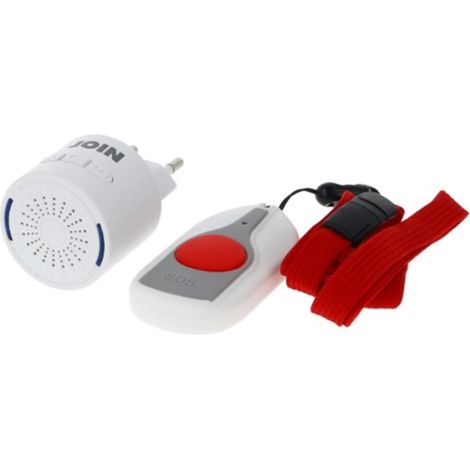 Alpha elettronica kit pulsante sos campanello senza fili alpha elettronica db100-03w segnalazione emergenza rapida