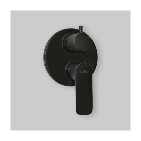 Miscelatore doccia incasso con deviatore nero opaco Paini Nove 09YO691TC1  Nero opaco - 2 Uscite (1/5)