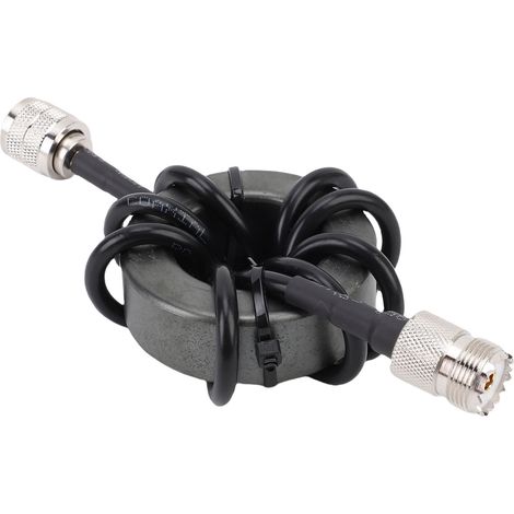 ZP614 EM43 Kurzwellen-Magnetstartring, 1,8 bis 30 MHz, störungsfrei, 1:1 Stromtyp, 1000 W Balun-Spule (1/5)