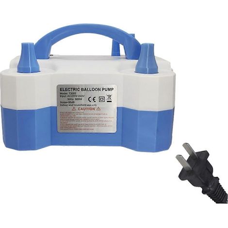 Pompe à air électrique pour ballons 600 W, gonfleur de ballons, prise CH A (1/4)