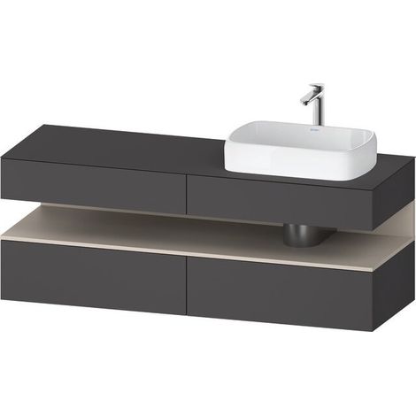 DURAVIT QA4778091490000 QTG KWTU WH Ek. 1600x550x600 Gt Mt.
