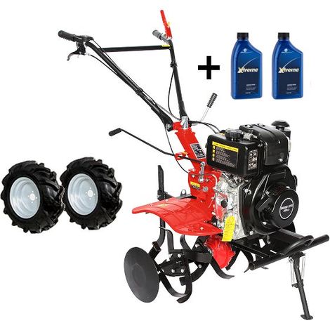 Motozappa diesel Dunsch DU43306-90D21S con motore 306cc 5Hp fresa 90,5cm
