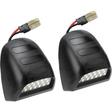 Lot de 2 feux de plaque d'immatriculation LED 12V CC pour Chevrolet Silverado 1500 1999-2013 (1/5)