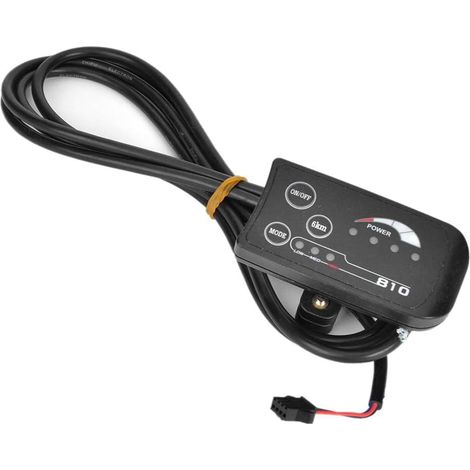 Panneau d'affichage LCD, E-Bike Display Panneau de commande d'affichage à LED Affichage à LED du vélo électrique 810 Avec panneau de commande à câble à 5 fils (1/5)