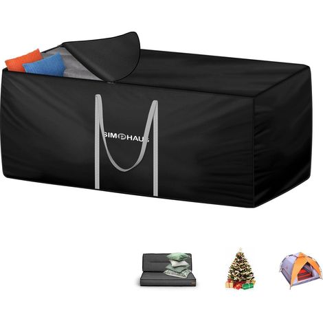 Gartenauflagen Tasche 150x60x80cm, wasserdicht 420D Oxford, mit Reißverschluss (1/5)