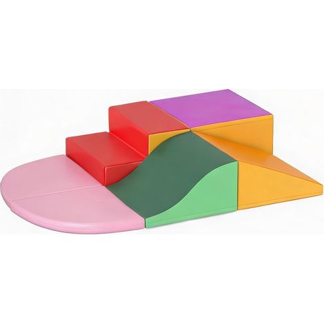 Set de motricité en mousse 6 pièces 150 x 100 x 24 cm (1/5)