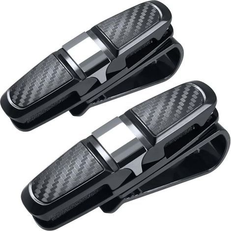 Sonnenbrillenclip für Toyota Crown HEV (2007–2018). Sonnenbrillenhalter aus Carbonfaser. Ticketkartenclip. Zubehör für die Sonnenblende im Fahrzeuginnenraum.