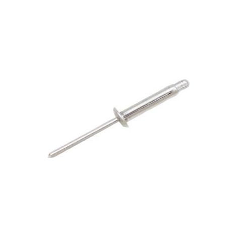 Rivet Aluminium Gris longueur 18.8mm diamètre 4mm ( Prix pour Sachet de 100 )