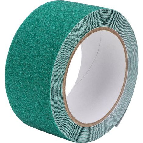 Ruban adhésif antidérapant en sable de Quartz pour marche d'escalier, adhésif PVC de sécurité antidérapant, 5m (vert) (1/5)