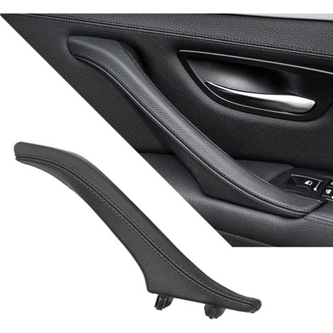 Poignée de porte latérale en cuir pour B-MW Série 5 F10 F11 F18 520 523 525 528 530 535 2010-2017 – Matériau ABS et PC – Résistante aux UV et anti-rayures (1/5)