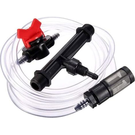 25Ø 3/4" Dünger-Injektionskit für Bewässerung 3/4 Zoll mit Venturi-Filter, maximale Düngerdurchflussrate von 9 bis Tab. (1/4)