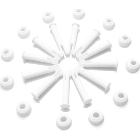 Joint Pins & Joints (12 pcs) pour Intex Round Metal Frame Pools Pièces de Rechange, Intexpool Replacement Spare Parts (6cm / 2.36in)- (1/5)