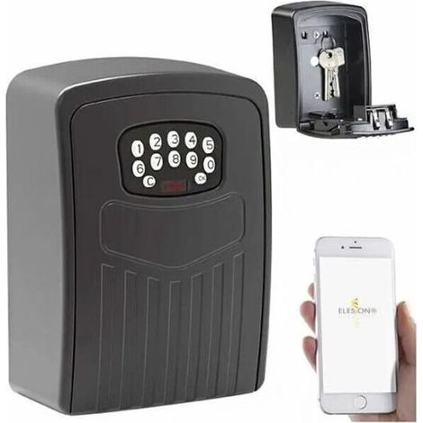 Coffre-fort à clés connecté - XCase Protection - Modèle étanche - Code à 6 chiffres - Métal - IP54 (1/5)