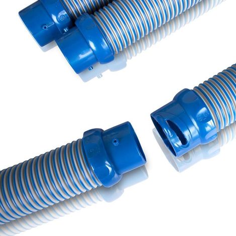 Set mit 6 Schlauchsegmenten mit Drehverschluss, 6 x 1 m, für hydraulische Poolreinigungsroboter, Blau, W78055 100 x 17 x 12 cm (1/5)