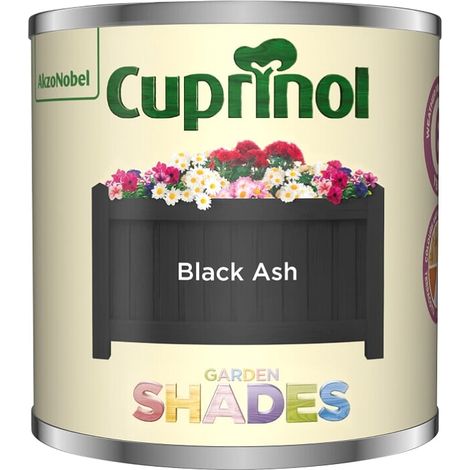 Cuprinol Garden Shades Tester Paint Pot - 125ml - Black Ash