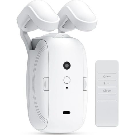 1 Pc Remote Control Curtain Opener: Roman/Turn/U Curtain Motor Controller, Silent Operation Automatic Curtain Opener, Intelligent Curtain Robot for Home Office (1/4)