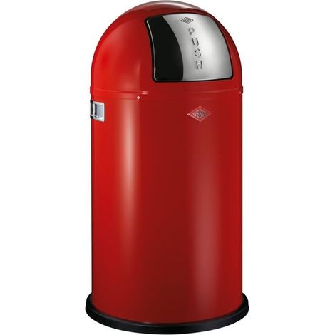 Wesco Pushboy Pattumiera 50 Litri Rosso
