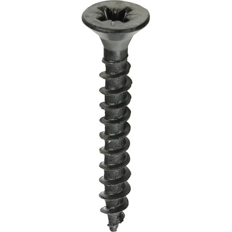 TIMCO Countersunk Black Organic Woodscrews - 4.0 x 30 (1/2)