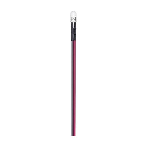 LED M. KAB. 24V 5MM KALT-W. 25ST. TRU