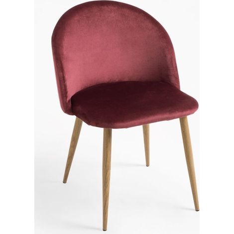 Packs Sillas Comedor - Pack 2 Sillas Vint Terciopelo - Fucsia (1/5)