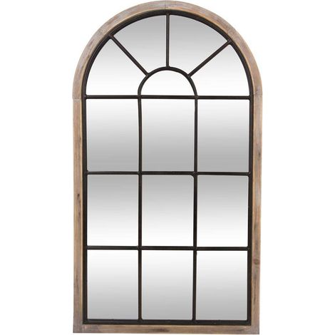 Specchio in metallo nero Zoé 60x107cm - Atmosphera créateur d'intérieur (1/2)