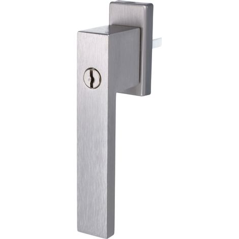 Fenstergriff Fensterolive Rasterolive Abschliessbar Einbruchschutz mit 2 Schlüssel Edelstahl eloxiert F9 (1/3)