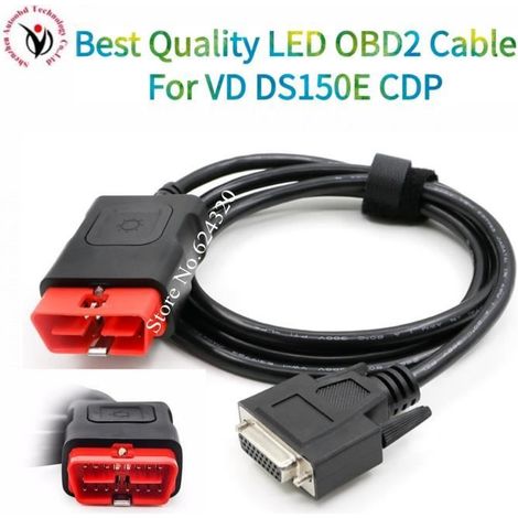 Câble de diagnostic - VCI - 16 Broches - Compatible VD DS150E - TCS CDP Pro - Universel (1/4)