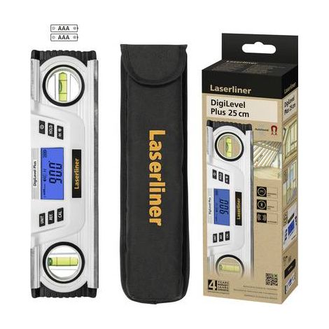 Laserliner DigiLevel Plus 25 Nivel de burbuja digital negro