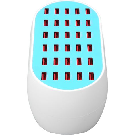 30-Port-USB-Ladestation (160 W) – Intelligentes Schnellladen für mehrere Geräte – Ideal für Reisen, Schulen, Einkaufszentren und Hotels – EU-Stecker (100–240 V) (1/5)