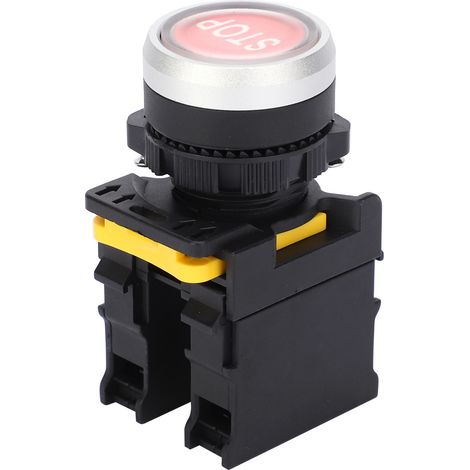 Bouton d'arrêt étanche, interrupteur d'urgence à réarmement automatique, outils manuels, 10 A AC220 V (1/5)
