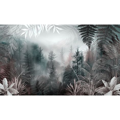 Papier peint panoramique - Forêt - 130 cm x 77 cm (1/2)
