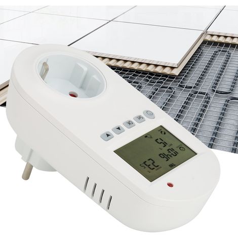 Thermostat programmable 16A pour chauffage électrique, contrôleur de température 230V EU