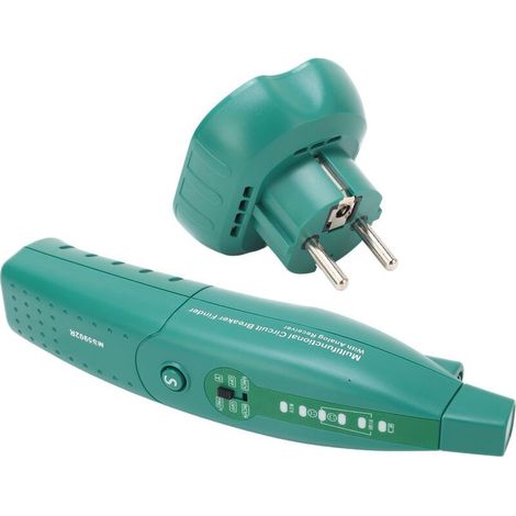Détecteur de disjoncteur automatique – Testeur de prise 220V avec lampe de poche – Avertissement batterie faible – Pour bureaux et maisons - MS5902 (1/5)