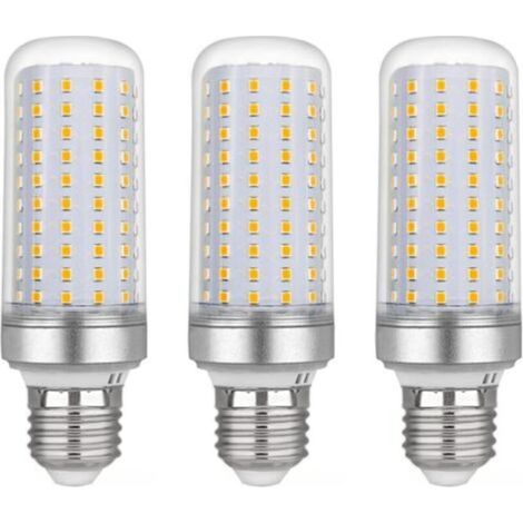 Ampoule Led E27 Maïs 20w, AC220V, 2200LM Blanc Chaud 3000K, Non Dimmable, 200W Ampoule Halogène Équivalent, Ampoule Maïs Led pour Lustres, Plafonniers, Lampes de Table et Lampadaires, Lot de 3 (1/4)