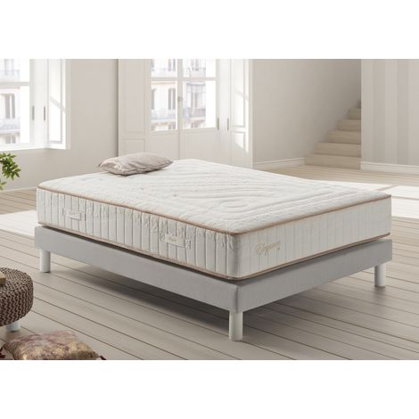 Simpur – Matelas ressorts ensachés 160x200 – Hauteur 30 cm – Fermeté moyenne-élevée – 11 zones de confort – Technologie Hybrid Dual System