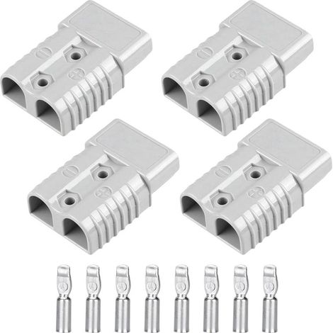 Conector rápido de batería de 4 piezas y 175 A, enchufe de conexión rápida, enchufe de conexión rápida de batería, terminales de batería para coche, autocaravana, caravana, motocicleta, barco (1/5)