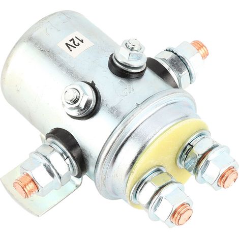 12V 200A Relais Commutateur Treuil Contacteur Solénoïde Normalement Ouvert Contacts Universel pour ATV UTV (1/5)
