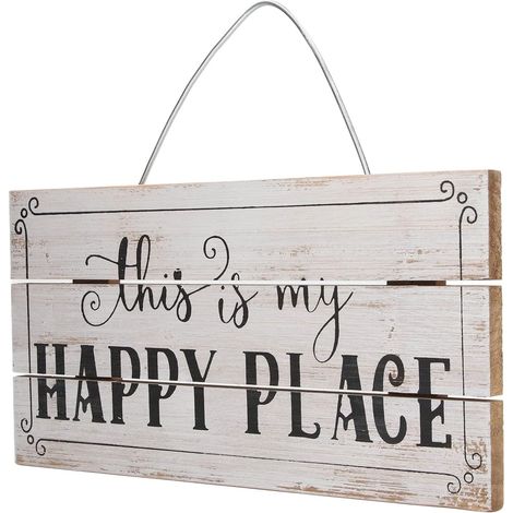 Rustic Wooden Sign, Farmhouse Decoration, for Hanging or Tabletop, with String, for Birthday and Christmas Gift (1/5)