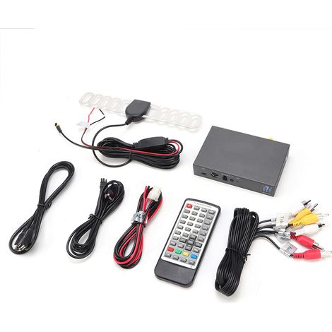 Récepteur TV portable numérique H.265 229 avec télécommande et tuner (1/5)